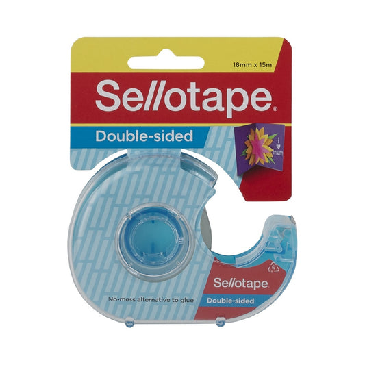 SELLOTAPE DOUBLE SIDED 18MMx15M