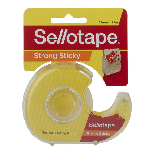 SELLOTAPE STICKY TAPE 18MM X 25M DISPENSER
