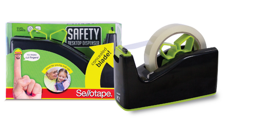 SELLOTAPE SAFETY DESKTOP DISPENSER