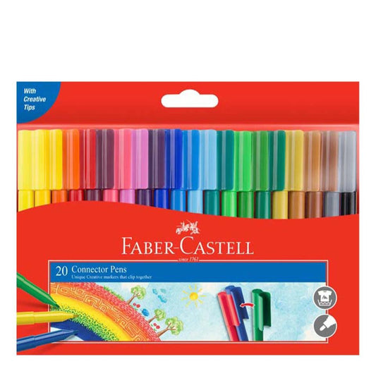 MARKER FABER-CASTELL CONNECTOR PENS PK20