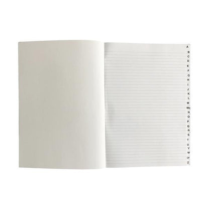 ACCOUNT BOOK COLLINS A60 INDEX/THROUGH