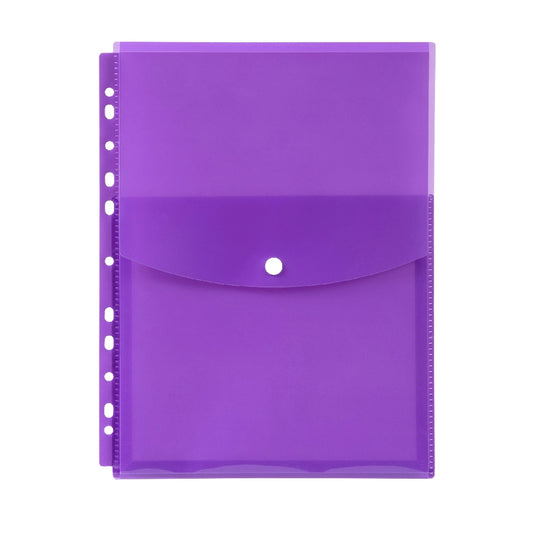 BINDER POCKET MARBIG A4 TOP OPENING PURPLE