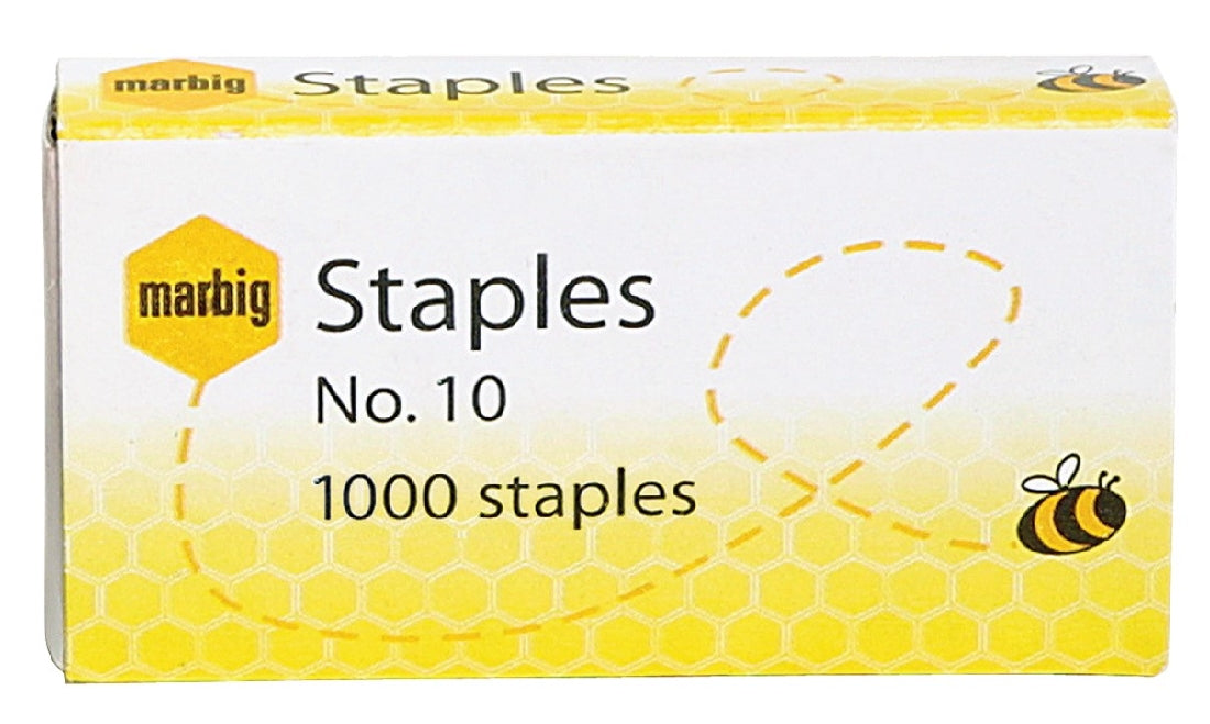 STAPLES MARBIG NO.10 BOX1000