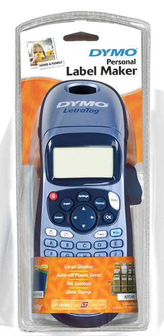 DYMO LETRATAG 100H HANDHELD LABELLER & TAPES DYMO BLUE