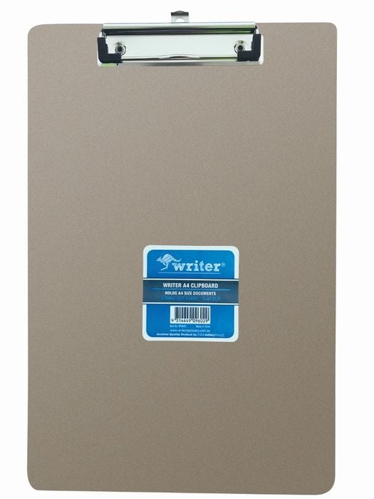 CLIPBOARD A4 MDF MASONITE FLAT CLIP