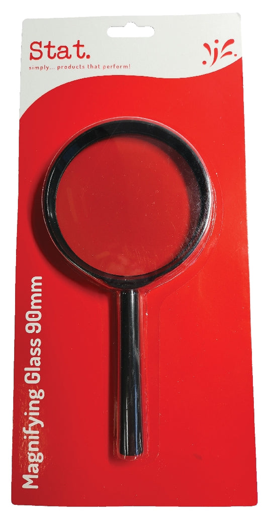 MAGNIFYING GLASS 90MM STAT