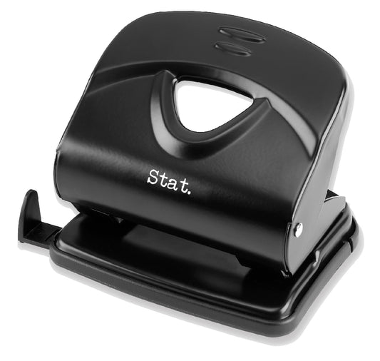 PUNCH STAT LARGE 2 HOLE 30 SHEETS METAL BLACK