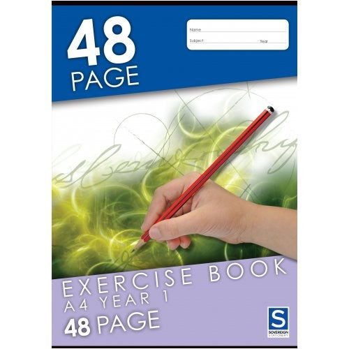 EXERCISE BOOK GNS A4 YEAR 1 RULED 48PG