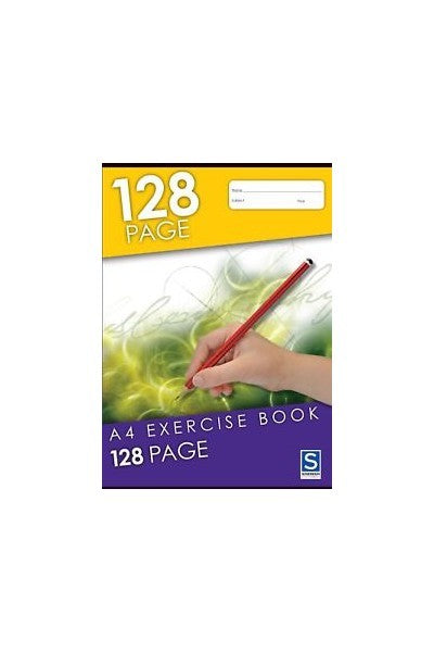 EXERCISE BOOK SOVEREIGN A4 8MM RULED 128PG