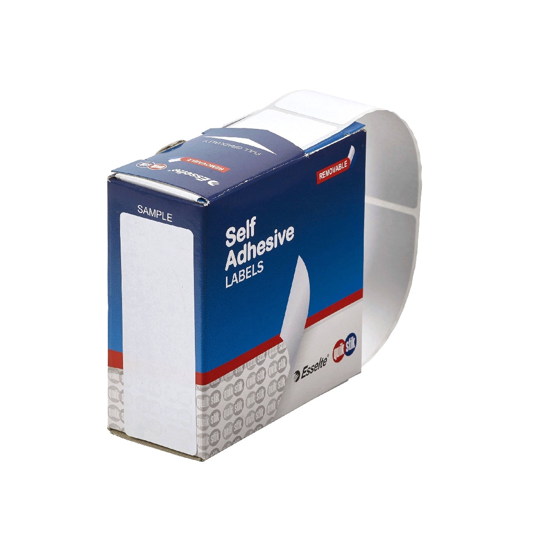 LABEL QUIK STIK DISP 29X76 WHITE