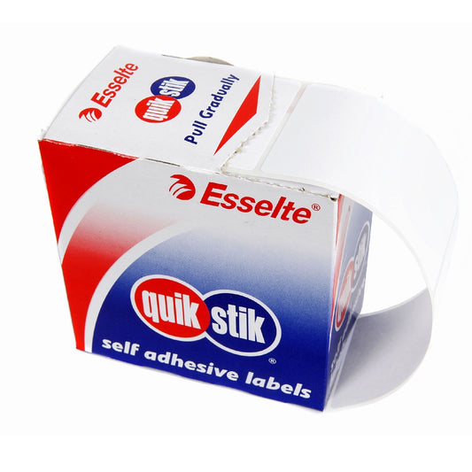 LABEL QUIK STIK DISP 44x65 WHITE